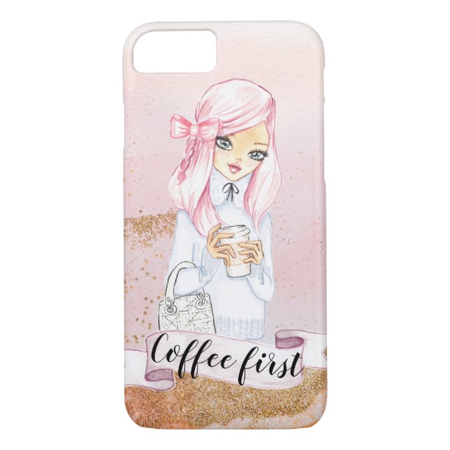gemütlicher Winterblogger Case-Mate iPhone Hülle (Rückseite)