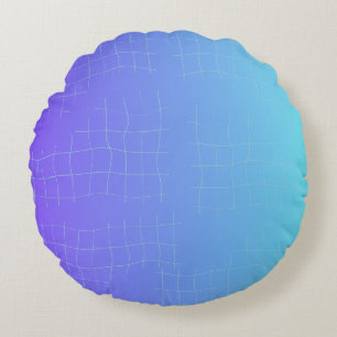 Gemütliches abstraktes Kunst-Akzentkissen Rundes Kissen