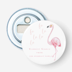Gemütliches Ambiente Pink Watercolor Flamingo Fa L Flaschenöffner