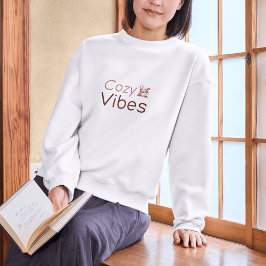 Gemütliches Ambiente, warmes Urlaubsdesign Sweatshirt
