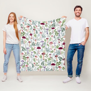 Gemütliches Aquarellmuster Fleecedecke