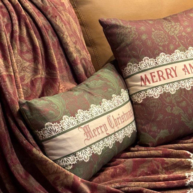 Gemütliches Bauernhaus Vintag William Morris Holid Dekokissen (This throw is so cozy, I know because I bought it for myself!)