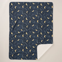 Gemütliches Celestial Night Sherpa Blanket Sherpadecke