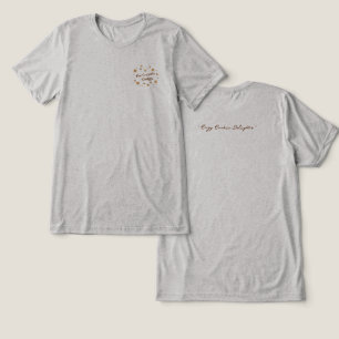 Gemütliches Cookie Delikatessen einheitlich Tri-Blend Shirt