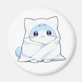 Gemütliches Decken-Kätzchen Kawaii Süßes Katzen-De Magnet