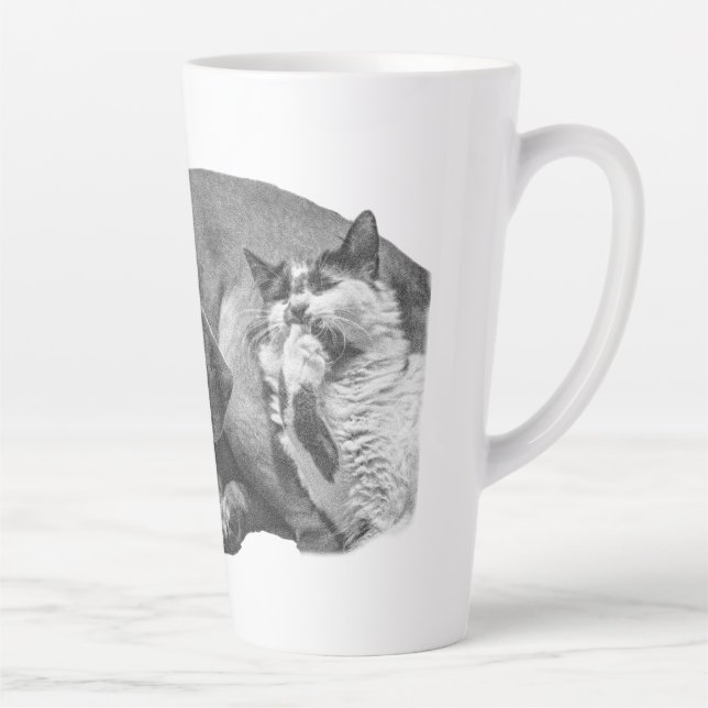 Gemütliches Duo, weich schattig Milchtasse (Rechts)