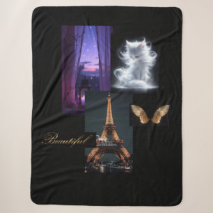 Gemütliches eklektisches Schuhwerk, Eiffelturm, Fu Sherpadecke