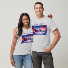 Gemütliches Ferienhaus im Winter Wunderland T - Sh T-Shirt