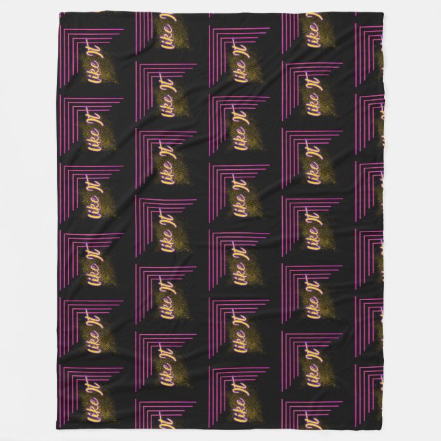 Gemütliches Fleece Blanket Design im Stil (Vorderseite)