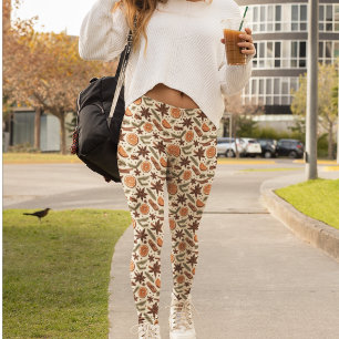 Gemütliches Gewürzmuster - Fall Vibes Leggings