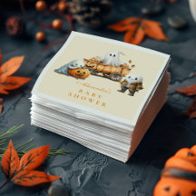 Gemütliches Ghost-Hütte Halloween-Kinderdusche