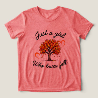 Gemütliches Herbst-Design Tri-Blend Shirt