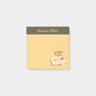 Gemütliches Herbst-Vibes Post-it Klebezettel