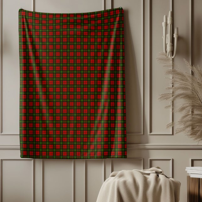 Gemütliches Holiday Classic Tartan Kariertes Muste Fleecedecke (Cozy Holiday Classic Tartan Plaid Pattern Fleece Blanket)