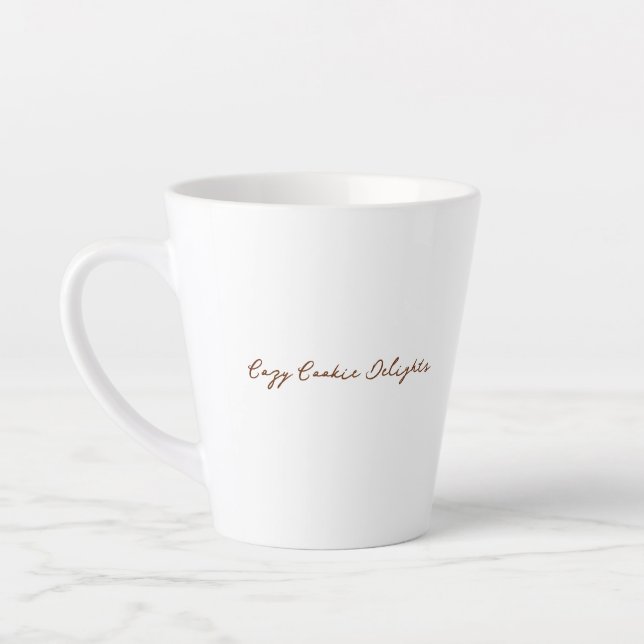 Gemütliches Keksgeschmack Milchtasse (Links)