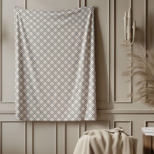 Gemütliches Korallenblau im klassischen Tartan-Sti Fleecedecke
