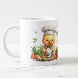 Gemütliches Küchenherden Niedliches Kochdesign Jumbo-Tasse