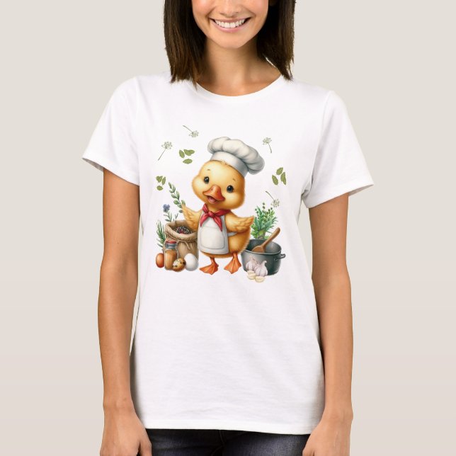 Gemütliches Küchenherden Niedliches Kochdesign T-Shirt (Vorderseite)