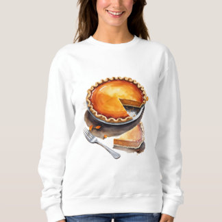 Gemütliches Kürbiskuchen-Sweatshirt für Herbst & E Sweatshirt