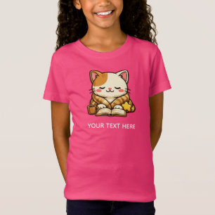 Gemütliches Lesekätzchen der süßen Geschenkedition T-Shirt