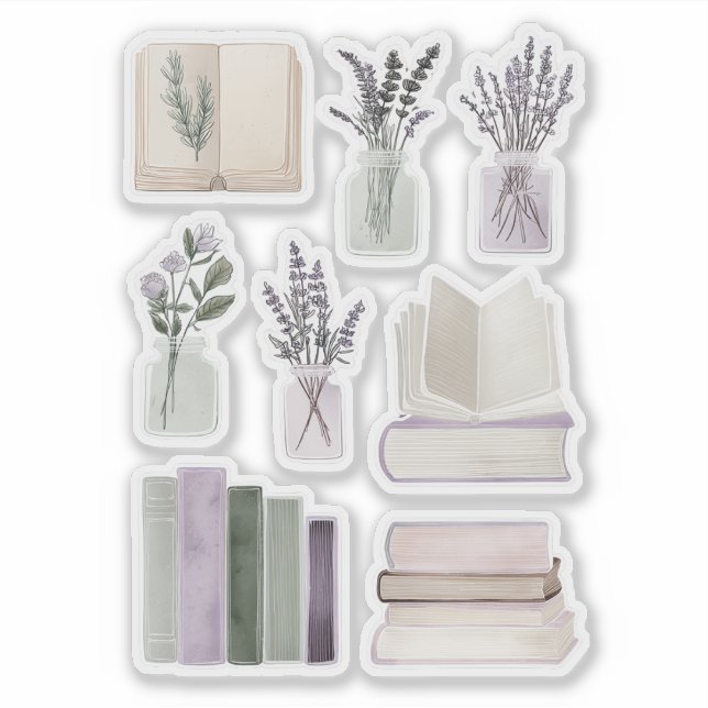 Gemütliches Lesen Aufkleber (Vorderseite)