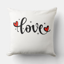 Gemütliches LIEBE-Kissen - Ideal für Valentine D