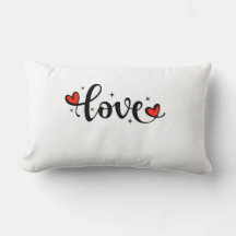 Gemütliches LIEBE-Kissen - Ideal für Valentine D