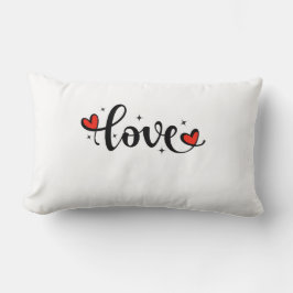 Gemütliches LIEBE-Kissen - Ideal für Valentine D Lendenkissen