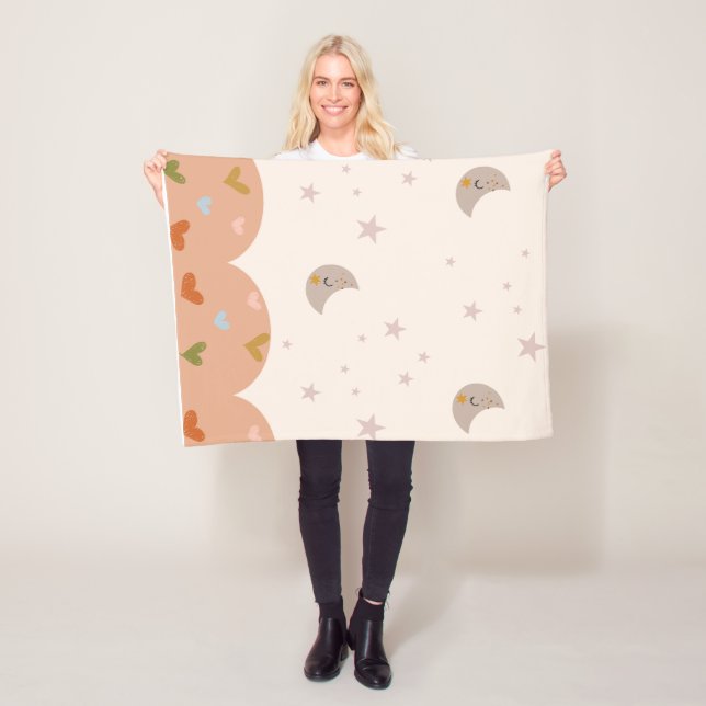 Gemütliches Moonlit Dreams Fleece Blanket (Beispiel)