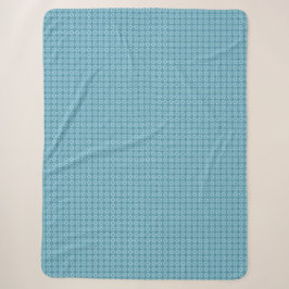 Gemütliches Outdoor und Indoor Oase aquamarin blau Sherpadecke