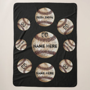 Gemütliches Plush-Sherpa-Baseballblanket, Persona Sherpadecke