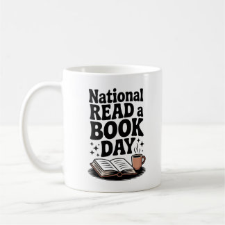 Gemütliches Retro National Lesen Sie einen Tee am Kaffeetasse