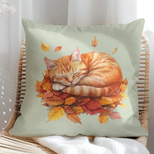 Gemütliches Schlaf-Ginger Katzenjammer Grünes Kiss Kissen