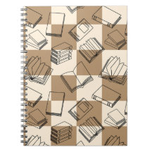 Gemütliches Spiralnotizbuch für Buchliebhaber
