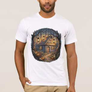 Gemütliches verzaubertes Herbstwaldhäuschen T-Shirt