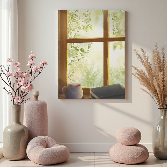 Gemütliches Vintages Fenster Leinwanddruck (Von Creator hochgeladen)