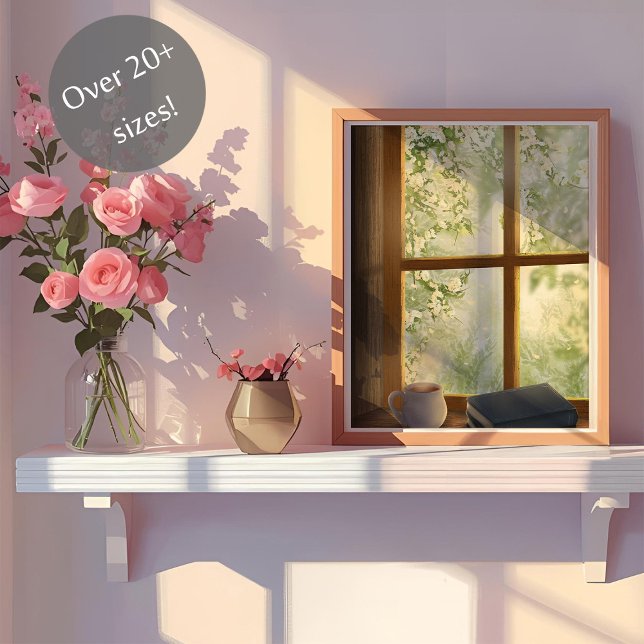 Gemütliches Vintages Fenster Poster (Von Creator hochgeladen)