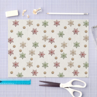 Gemütliches Weihnachts-Zartpapier Seidenpapier