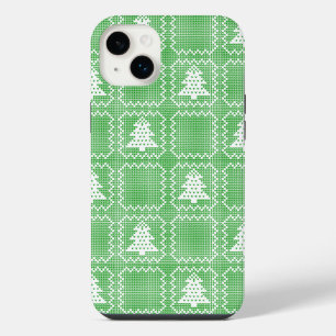 Gemütliches Weihnachtsbaum hässlich Pullover Schac iPhone 14 Plus Hülle