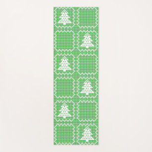 Gemütliches Weihnachtsbaum hässlich Pullover Schac Yogamatte