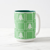 Gemütliches Weihnachtsbaum hässlich Pullover Schac