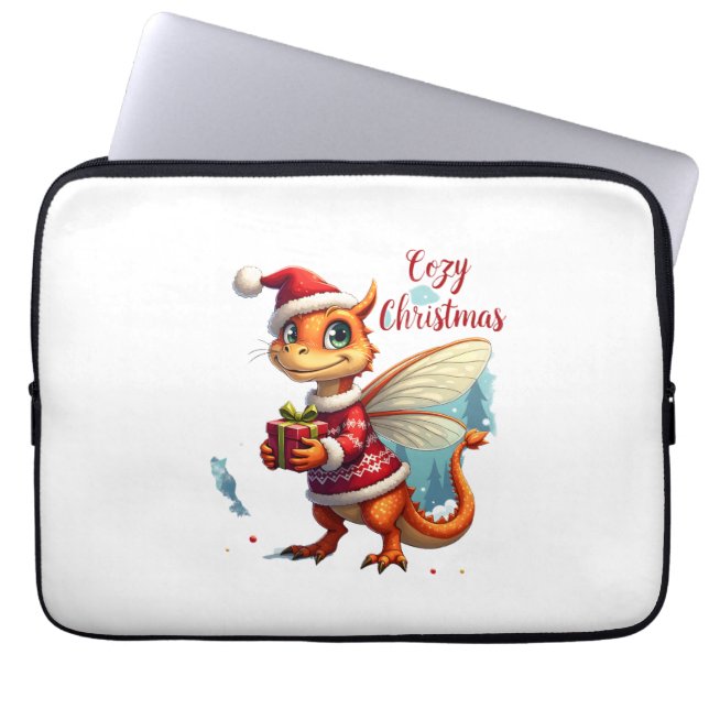 Gemütliches Weihnachtsfest Laptopschutzhülle (Vorderseite)