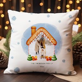 Gemütliches Weihnachtsgebäck Foto Holiday Kissen