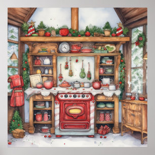 Gemütliches Weihnachtsgebäck Poster