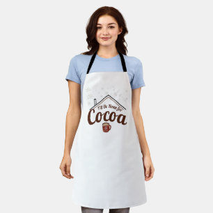 Gemütliches Weihnachtsgeschenk, werde ich Zuhause  Schürze