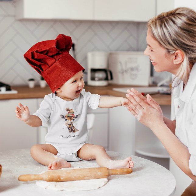 Gemütliches WeihnachtsGiraffe, Brauch Baby Strampler (Von Creator hochgeladen)