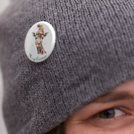 Gemütliches WeihnachtsGiraffe, Brauch Button