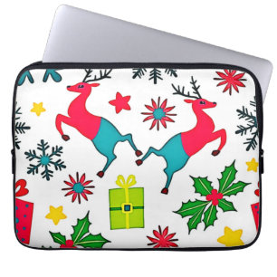 Gemütliches Winter-Wunder-Muster Traumdesign Laptopschutzhülle