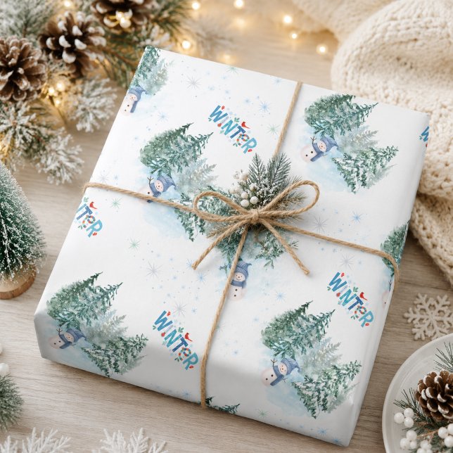 Gemütliches Wintergeschenk  Geschenkpapier (Von Creator hochgeladen)