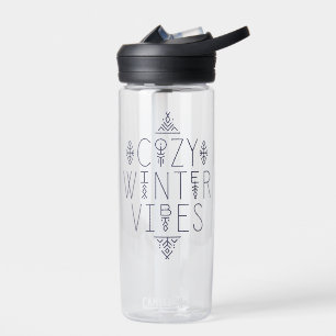 Gemütliches Wintervibes Design Trinkflasche